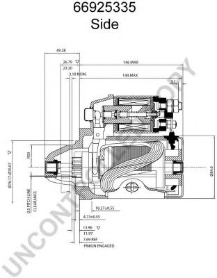 PRESTOLITE ELECTRIC 66925335 -  Стартер